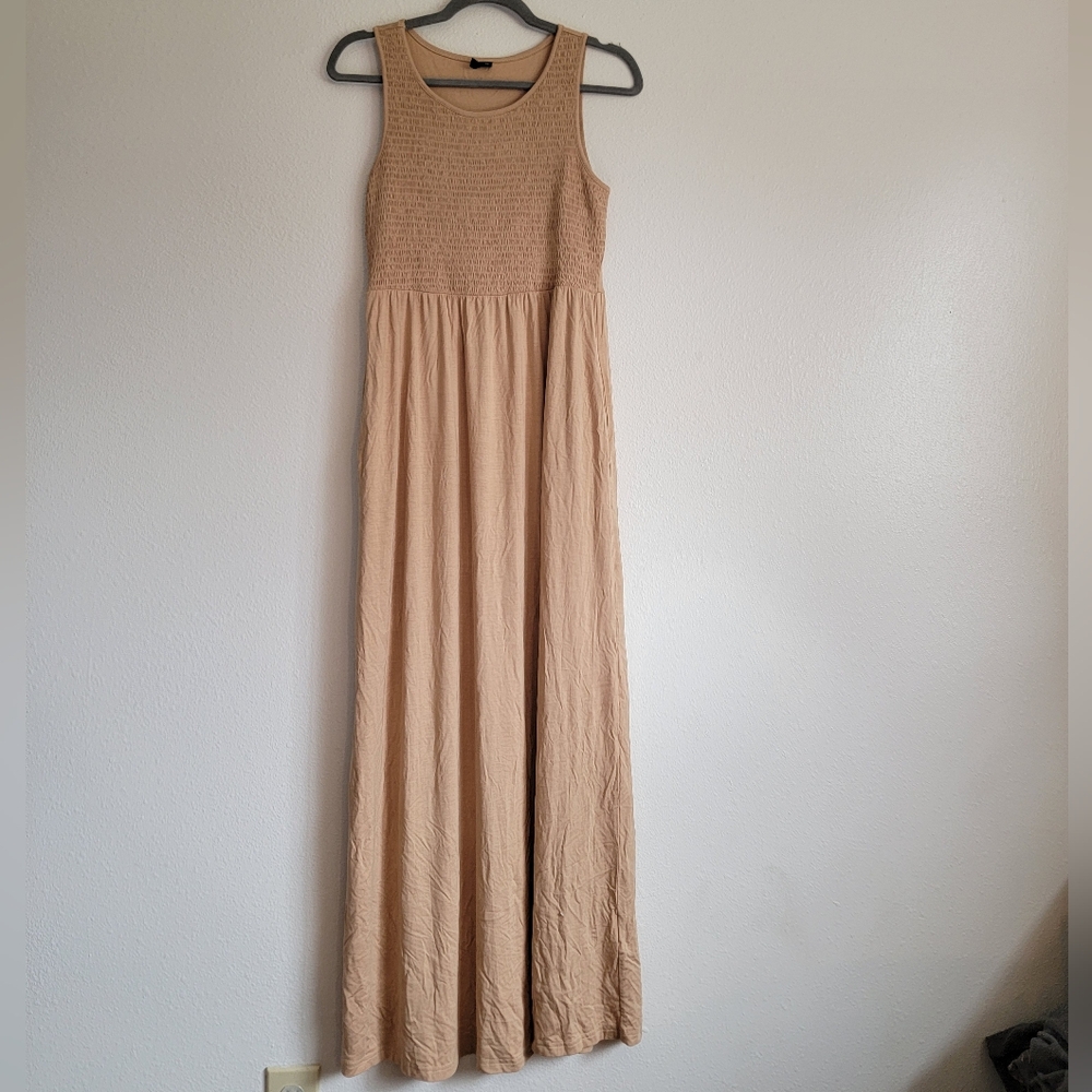 Tan Maxi Dress